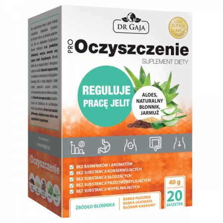 Dr Gaja ProOczyszczenie 20 saszetek 40 g suplement diety